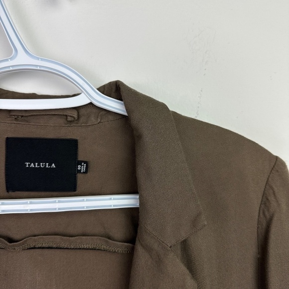 ARITZIA Talula Brown Lightweight Long Sleeve Cardigan Jacket Size 00 - Picture 2 of 5